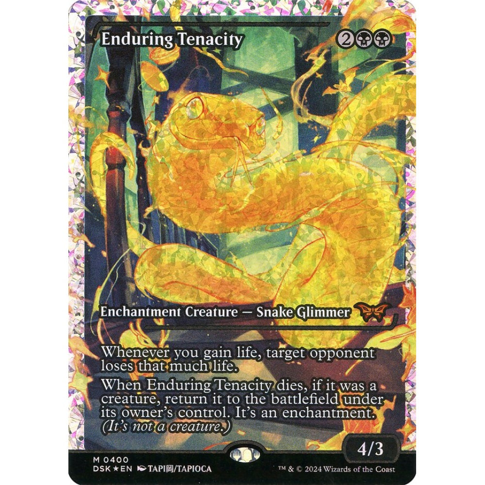 Enduring Tenacity, 400, mythic, Magic: The Gathering, Duskmourn: House of Horror