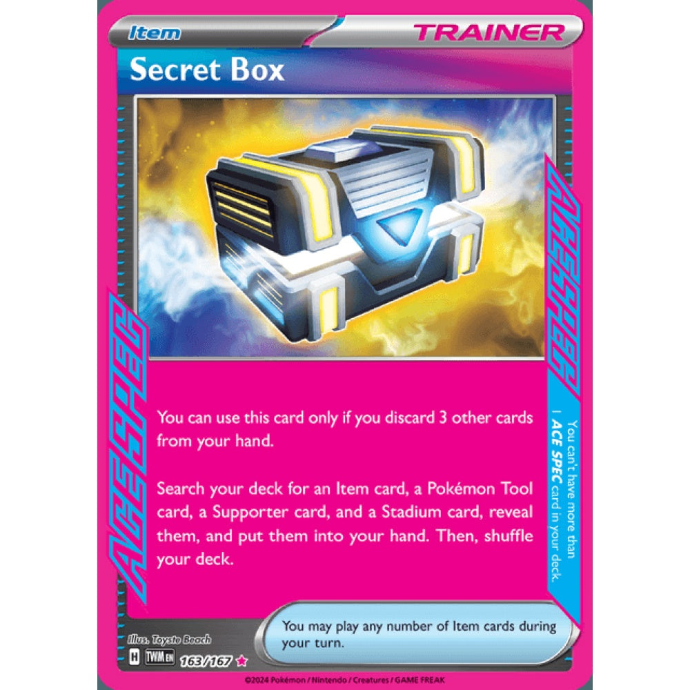 Secret Box ACE Spec 163/167 Pokemon Card Game Twilight Masquerade