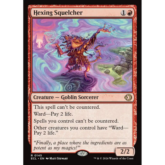 Hexing Squelcher rare 145 Magic the Gathering Lorwyn Eclipsed