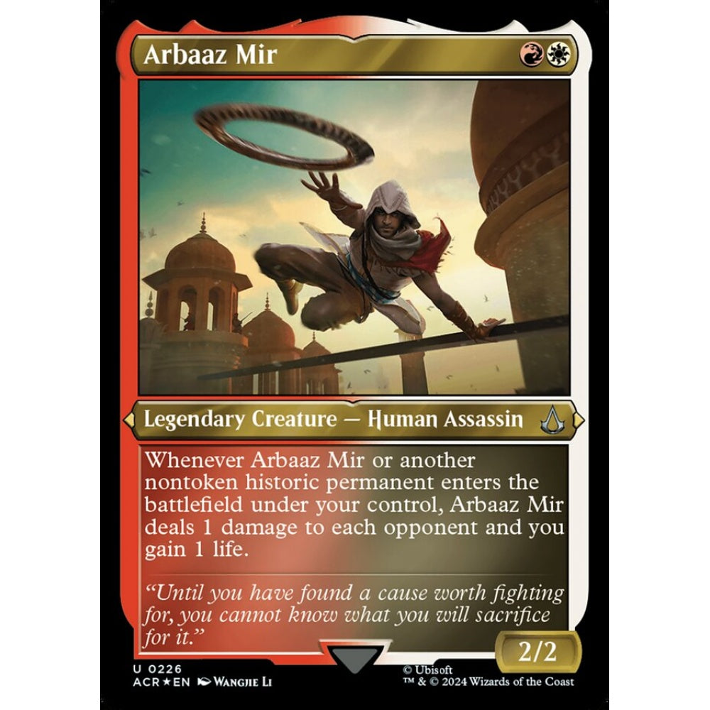 Arbaaz Mir uncommon 226 Magic the Gathering Assassin's Creed