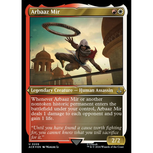 Arbaaz Mir uncommon 226 Magic the Gathering Assassin's Creed