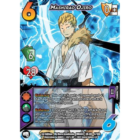 Mashirao Ojiro, 4/108, XR-UC, UniVersus, MHA03 Heroes Clash