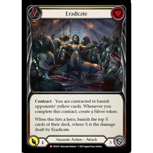 Eradicate DYN119 Majestic Flesh & Blood Trading Card Game Dynasty in Regular Art
