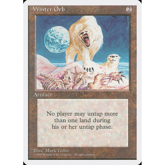 Winter Orb rare 358 Magic the Gathering Fourth Edition