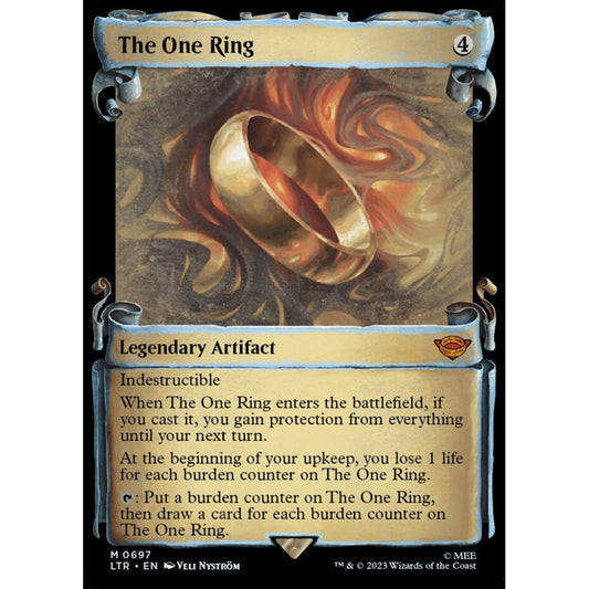 The One Ring, mythic, 697, Magic the Gathering, The Lord of the Rings: Tales of Middle-earth