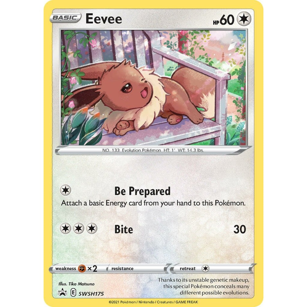 Eevee Promo SWSH175 Pokemon Card Game Sword & Shield Promos
