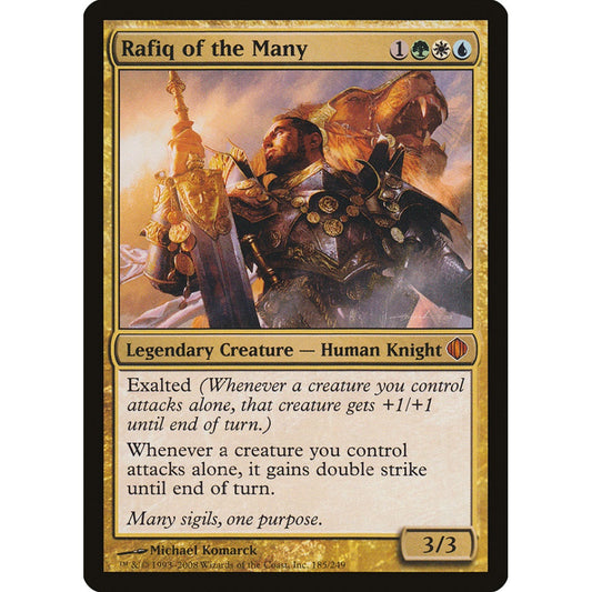 Rafiq of the Many mythic 185 Magic the Gathering Shards of Alara