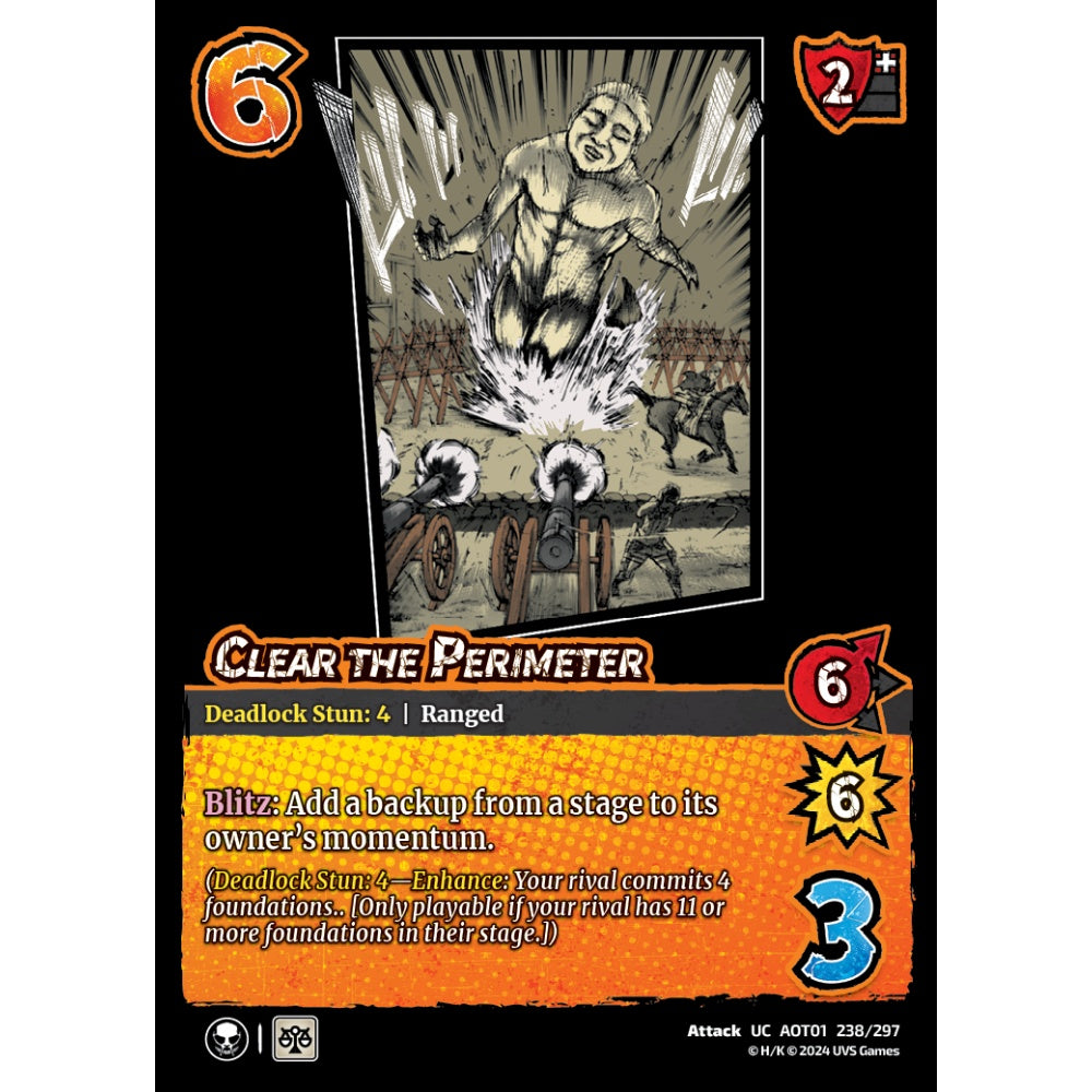 Clear the Perimeter, 238/297, UC, UniVersus, Attack on Titan: Battle for Humanity