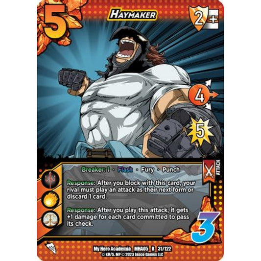 Haymaker, 31/122, R, UniVersus, MHA05 Undaunted Raid