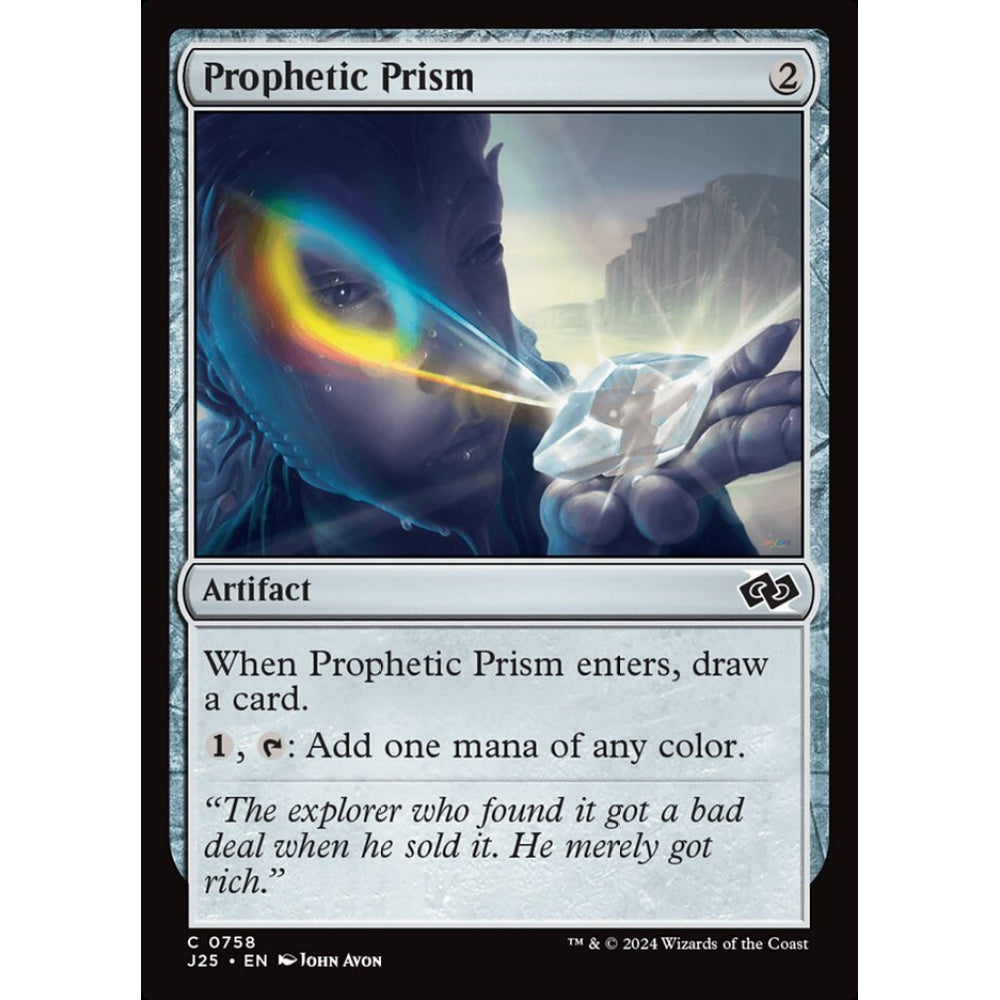 Prophetic Prism, 758, common, Magic: The Gathering, Foundations Jumpstart