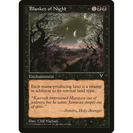 Blanket of Night uncommon 52 Magic the Gathering Visions