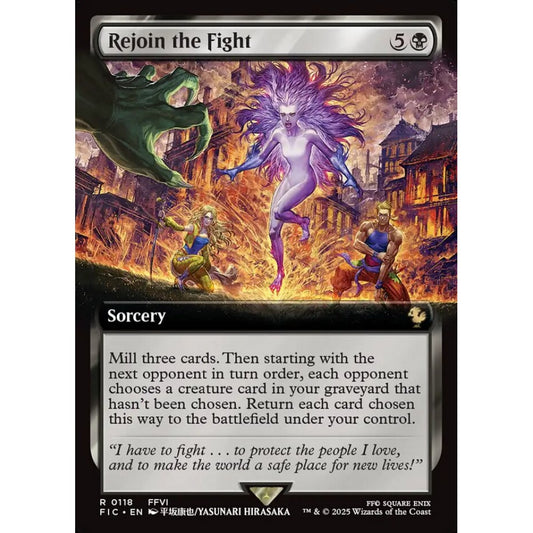 Rejoin the Fight rare 118 Magic the Gathering Final Fantasy Commander