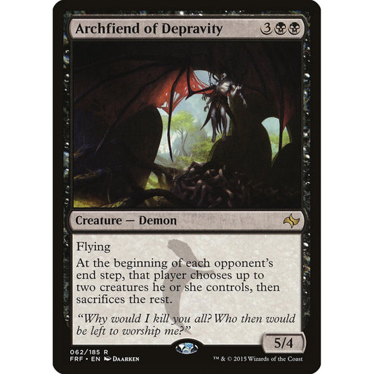 Archfiend of Depravity rare 62 Magic the Gathering Fate Reforged