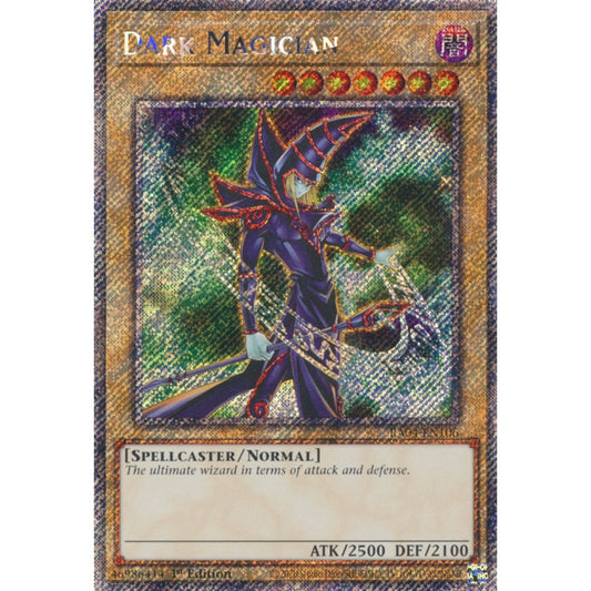 Dark Magician RA04-EN106 QCR Quarter Century Secret Rare Yu-Gi-Oh Quarter Century Stampede in 6th Art Art