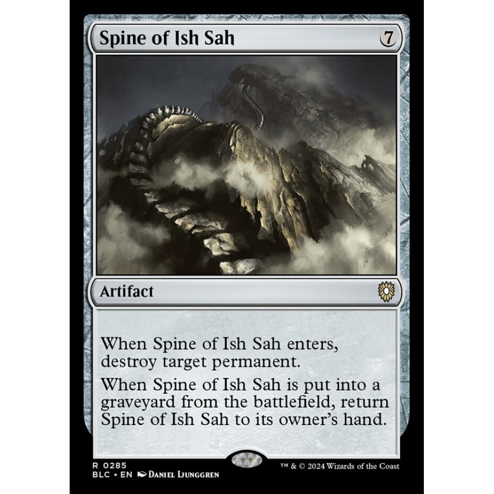 Spine of Ish Sah, 285, rare, Magic: The Gathering, Bloomburrow