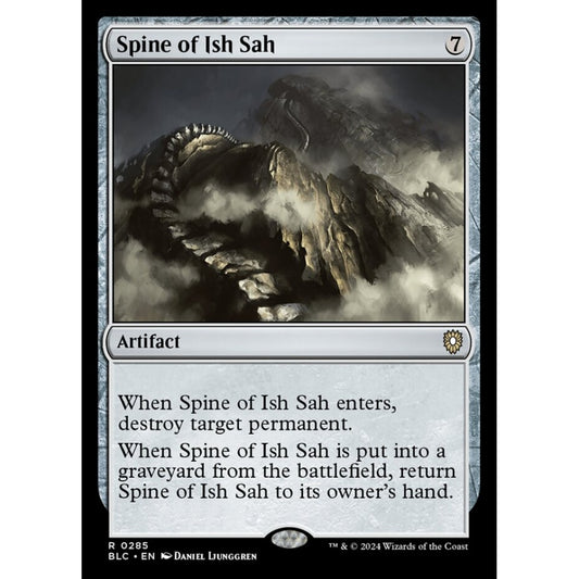 Spine of Ish Sah, 285, rare, Magic: The Gathering, Bloomburrow