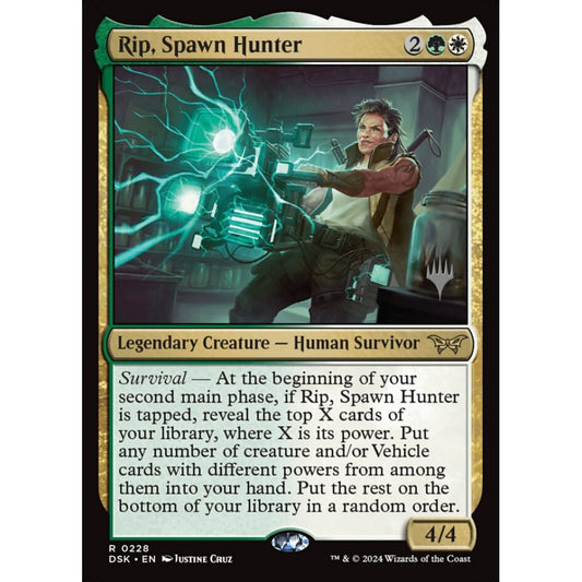 Rip, Spawn Hunter rare 228p Magic the Gathering Duskmourn: House of Horror Promos