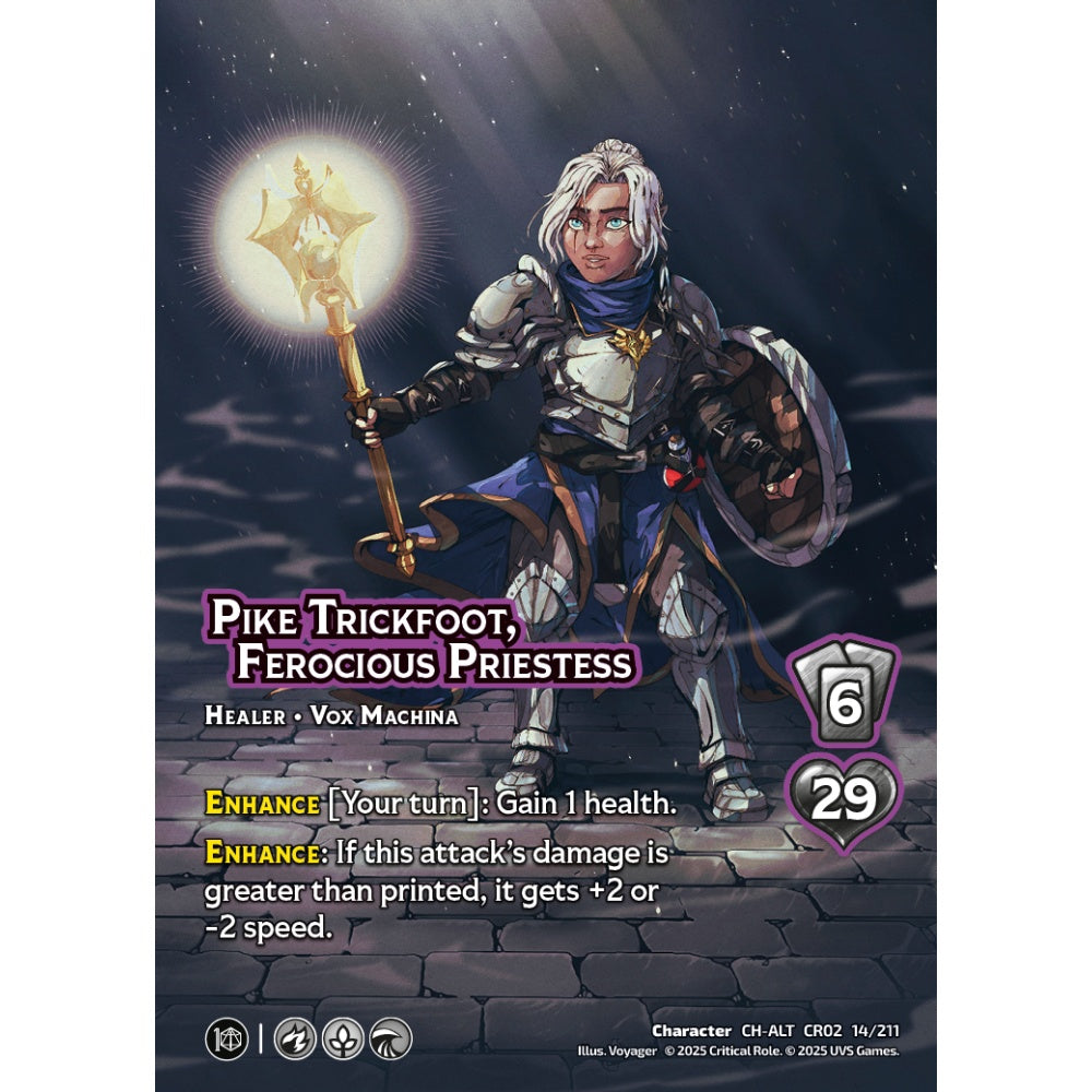 Pike Trickfoot, Ferocious Priestess, 14/211, CR02, Universus, Critical Role: Heroes Of Exandria, Character, CH-ALT