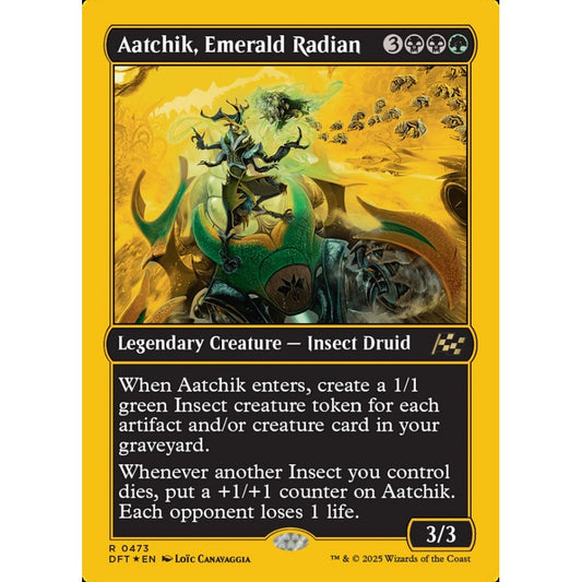 Aatchik, Emerald Radian, 473, rare, Magic: The Gathering, Aetherdrift