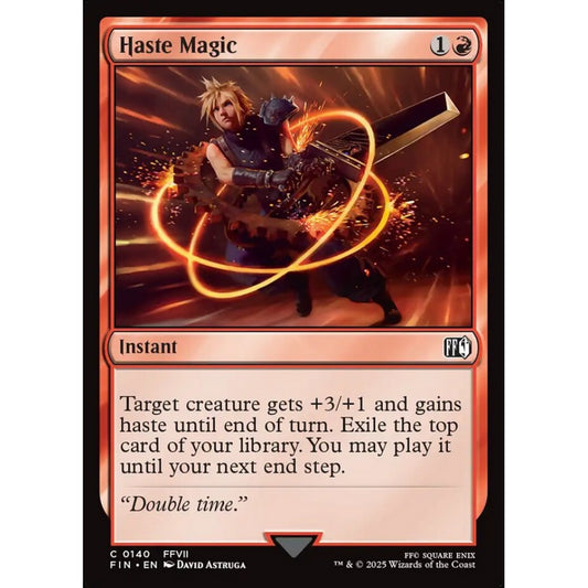 Haste Magic common 140 Magic the Gathering Final Fantasy