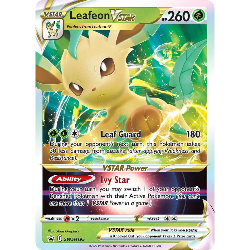 Leafeon VSTAR Promo SWSH195 Pokemon Card Game Sword & Shield Promos