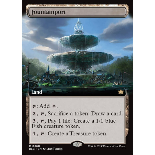 Fountainport, 368, rare, Magic: The Gathering, Bloomburrow