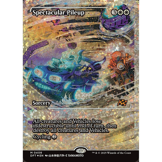 Spectacular Pileup, 408, mythic, Magic: The Gathering, Aetherdrift