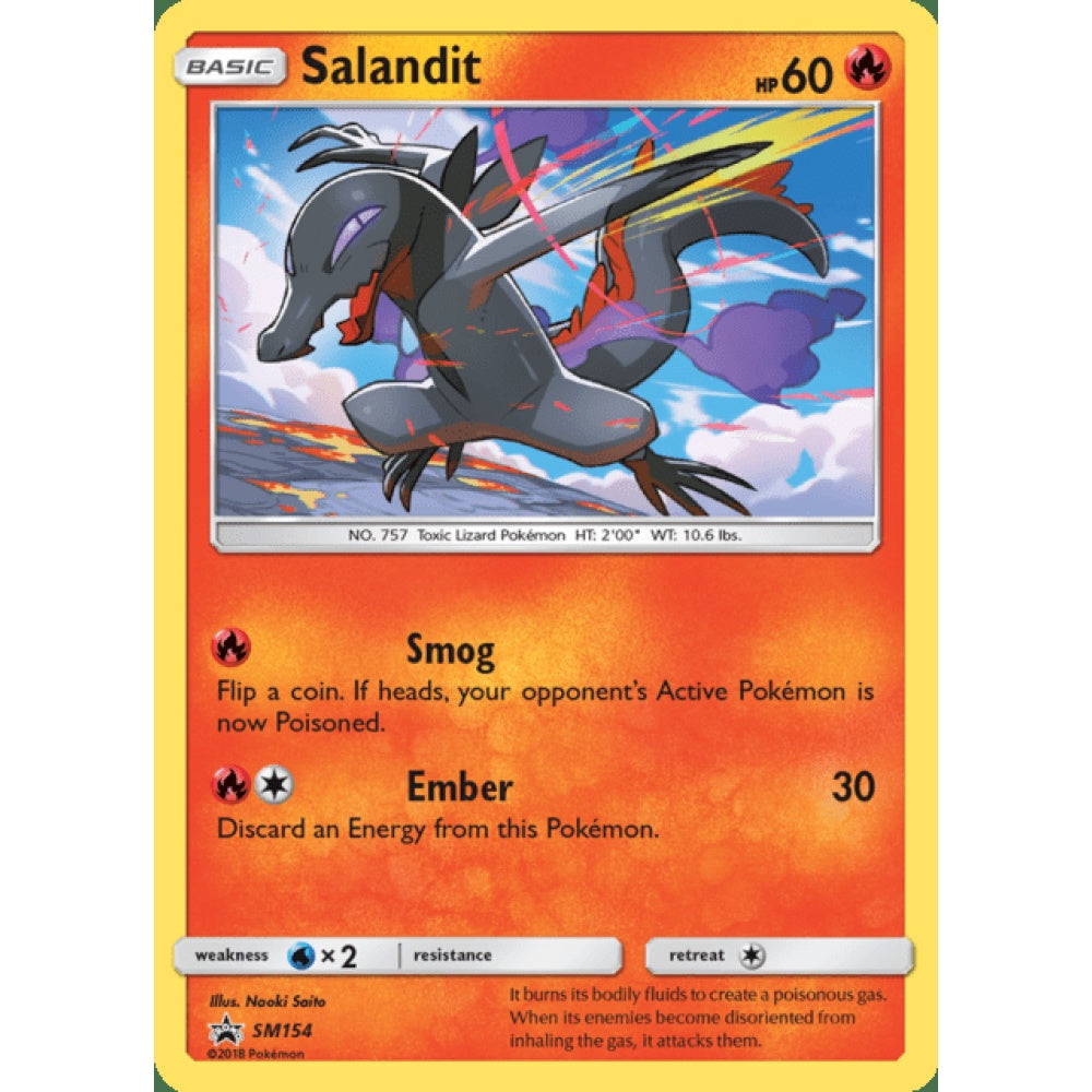 Salandit Black Star Promo SM154 Pokemon Card Game Sun & Moon Promos