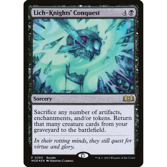 Lich-Knights' Conquest, rare, 380, Magic the Gathering, Wilds of Eldraine