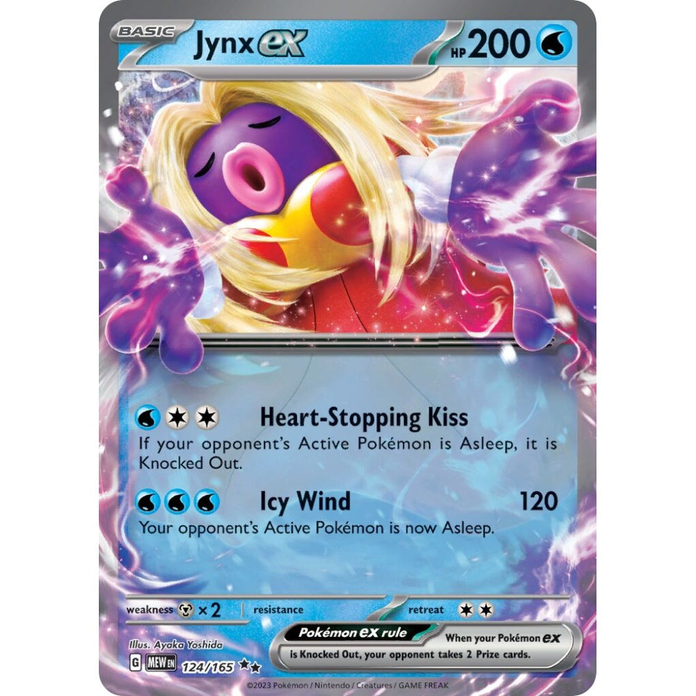 Jynx ex Double Rare 124/165 Pokemon Card Game Pokémon 151