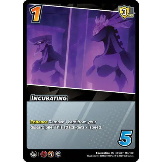 Incubating, 113/180, UC, UniVersus, MHA07 Girl Power