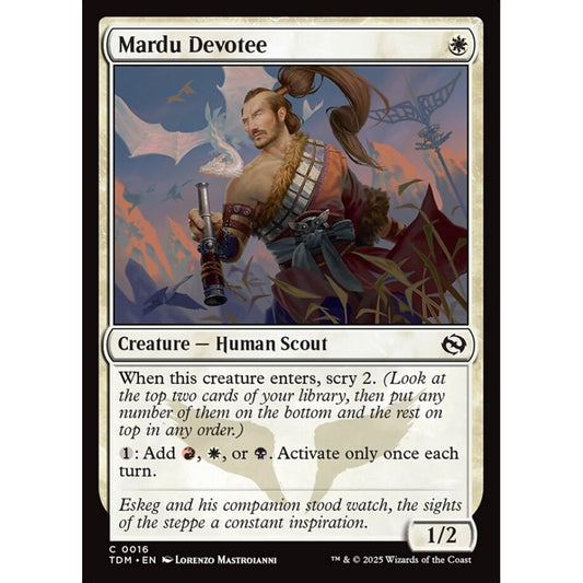 Mardu Devotee common 16 Magic the Gathering Tarkir: Dragonstorm