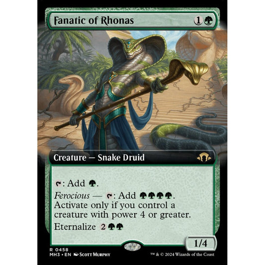 Fanatic of Rhonas, 458, rare, Magic: The Gathering, Modern Horizons 3