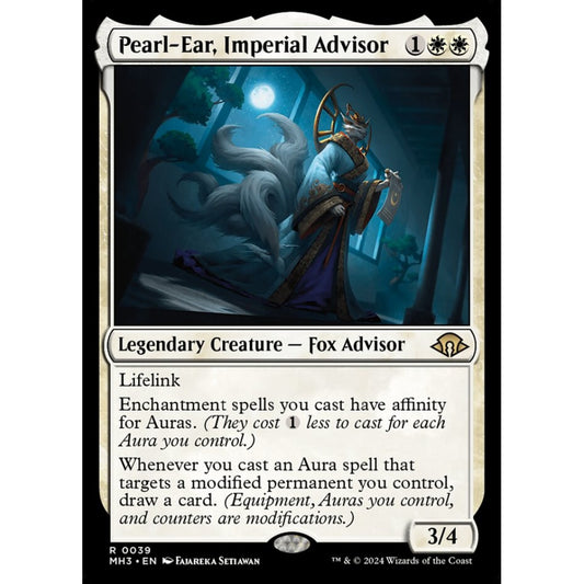 Pearl-Ear, Imperial Advisor, 39, rare, Magic: The Gathering, Modern Horizons 3