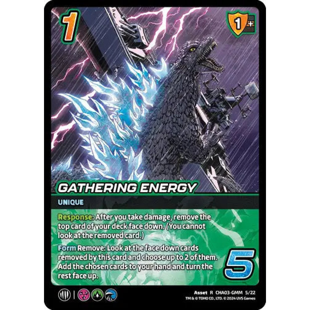 Gathering Energy, 5/22, R, UniVersus, Challengers Godzilla & Mothra, King Ghidorah & Rodan