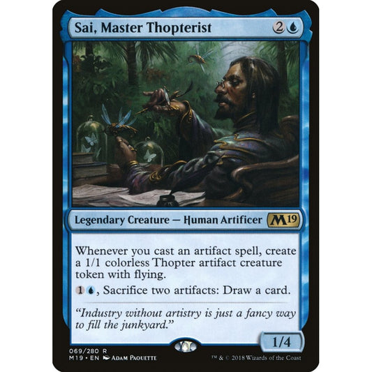 Sai, Master Thopterist rare 69 Magic the Gathering Core Set 2019