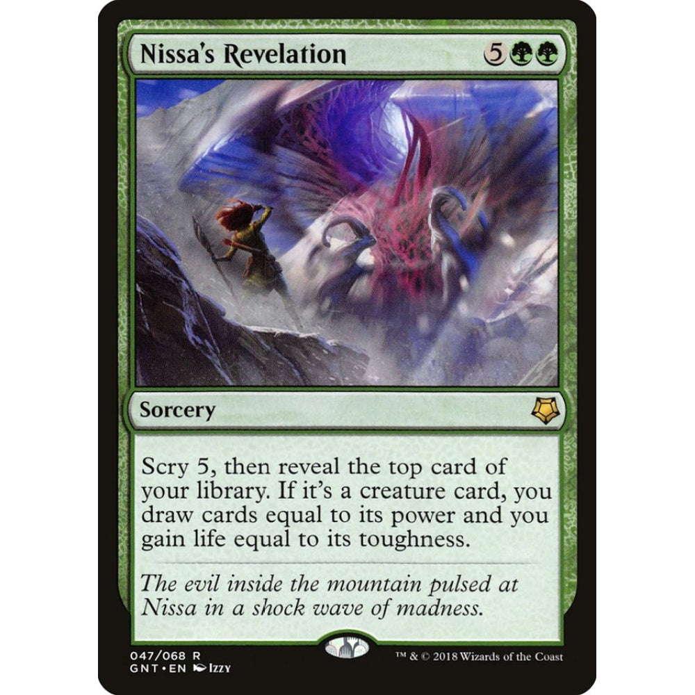 Nissa's Revelation rare 47 Magic the Gathering Game Night
