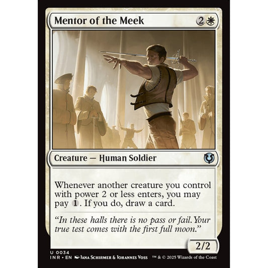Mentor of the Meek, 34, uncommon, Magic: The Gathering, Innistrad Remastered