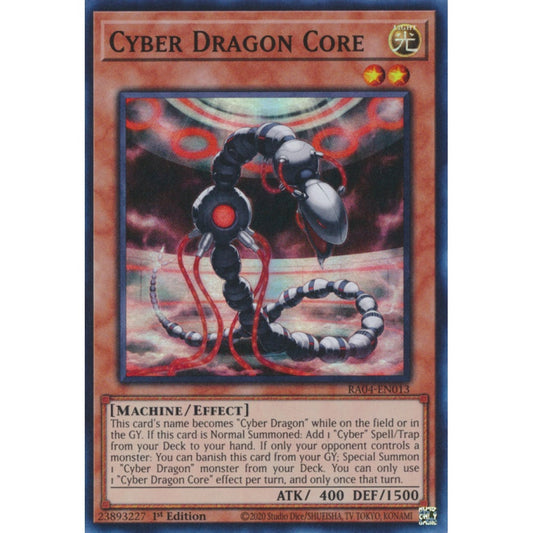 Cyber Dragon Core RA04-EN013 Ultra Ultra Rare Yu-Gi-Oh Quarter Century Stampede in Art