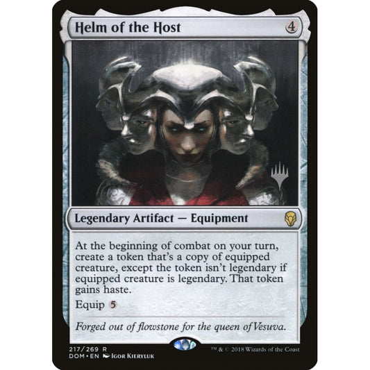 Helm of the Host rare 217p Magic the Gathering Dominaria Promos
