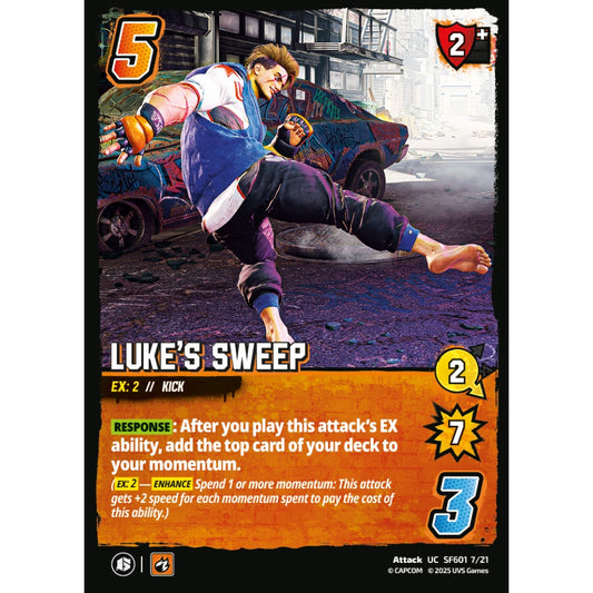 Luke’s Sweep 7/21 SF601 Universus Street Fighter 6: Challanger Series Ryu&Luke Attack UC