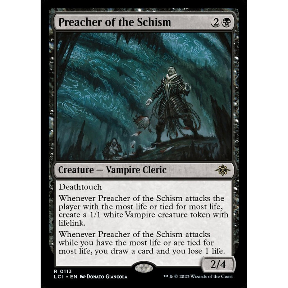 Preacher of the Schism rare 113 Magic the Gathering The Lost Caverns of Ixalan