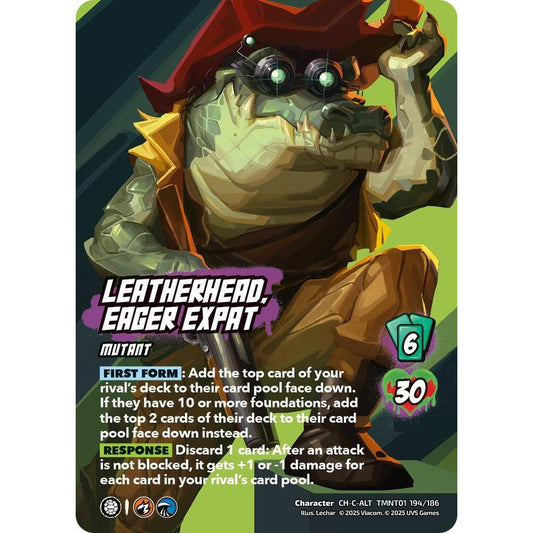 Leatherhead, Eager Expat 194/186 TMNT01 Universus Teenage Mutant Ninja Turtles Character CH-C-ALT
