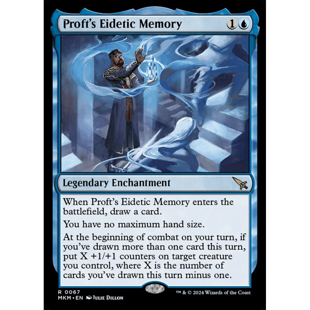 Proft's Eidetic Memory rare 67 Magic the Gathering Murders at Karlov Manor