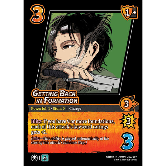 Getting Back in Formation, 202/297, R, UniVersus, Attack on Titan: Battle for Humanity