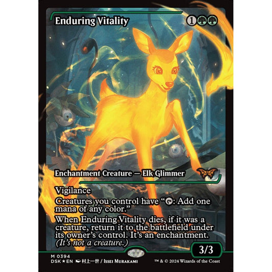 Enduring Vitality, 394, mythic, Magic: The Gathering, Duskmourn: House of Horror