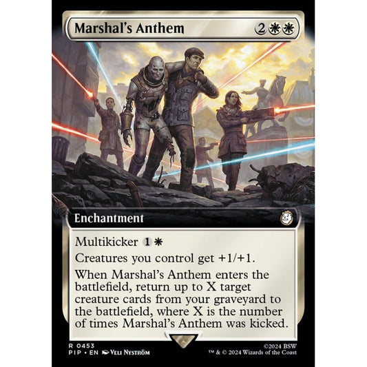 Marshal's Anthem rare 453 Magic the Gathering Fallout