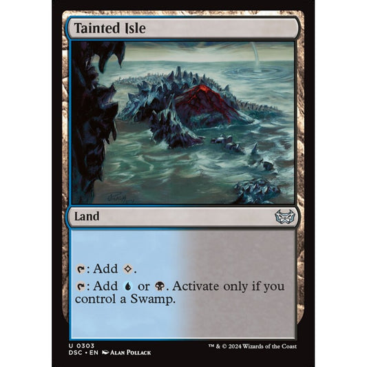 Tainted Isle, 303, uncommon, Magic: The Gathering, Duskmourn: House of Horror