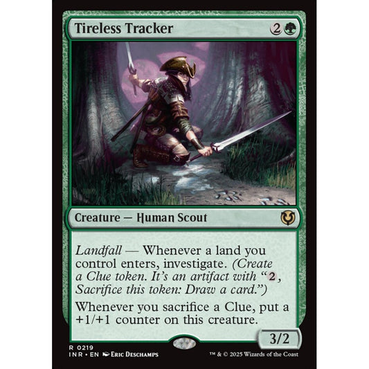 Tireless Tracker, 219, rare, Magic: The Gathering, Innistrad Remastered