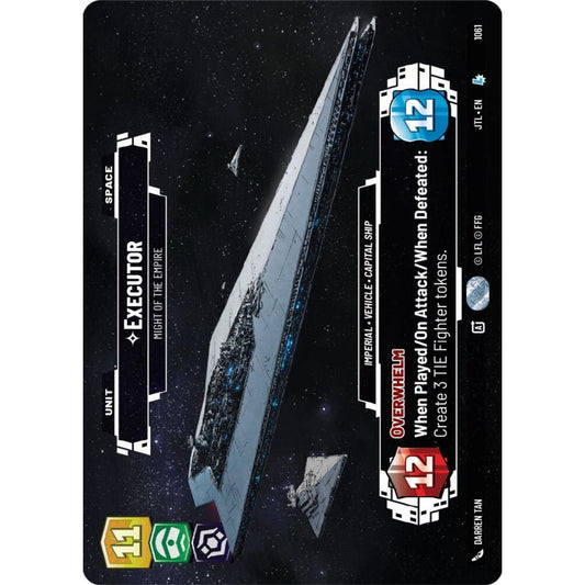 Executor, L, JTL 1061) Prestige Foil, Star Wars Unlimited